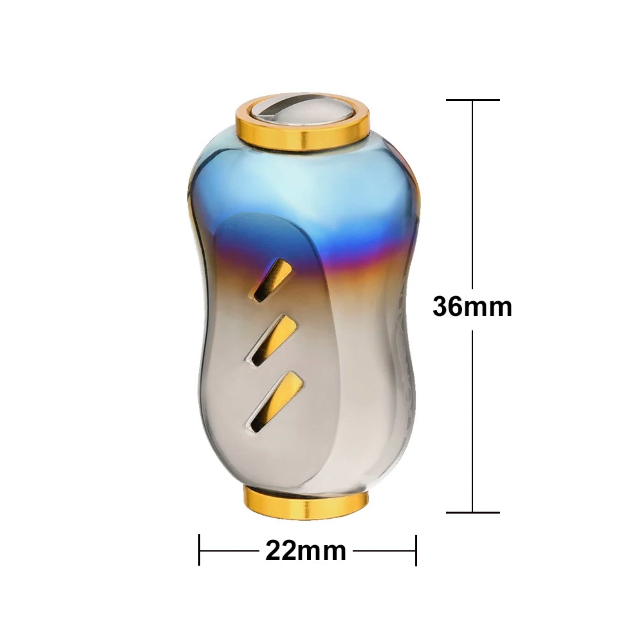 Botão de Carretel de Arremesso Gomexus 22mm Titânio