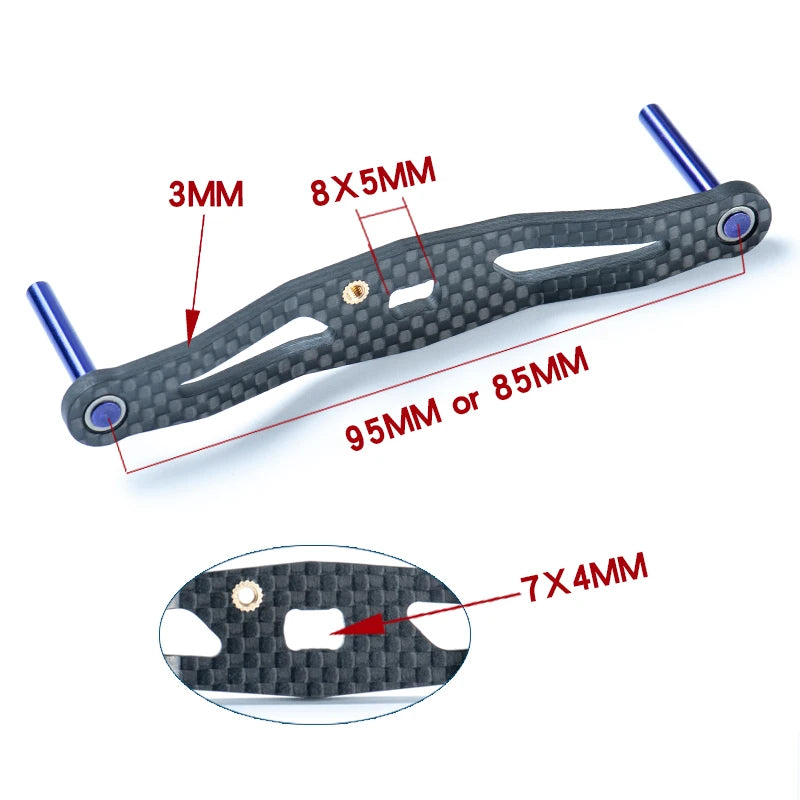 Carretel de fibra de carbono Artisea para carretel, cabo de carretel, borracha, madeira, daiwa ou shimano, 30g