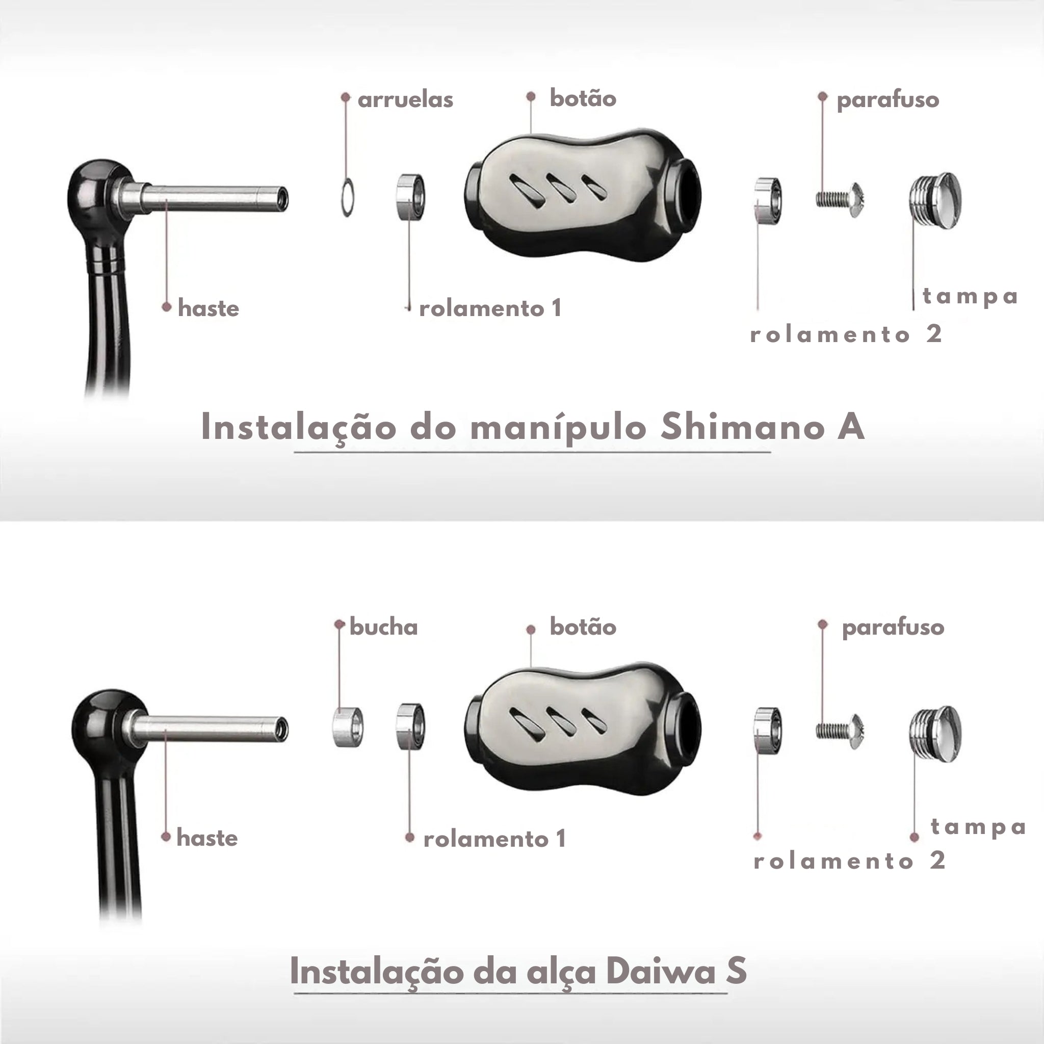 Gomexus botão de carretel de arremesso giratório titânio 22mm para shimano vanford stradic stella cura daiwa steeze botão de ajuste t22